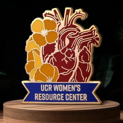 1" Cloisonne/Hard Enamel Pin